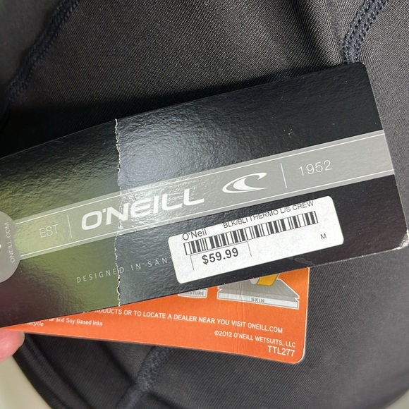 NWT O’Neill Black Womens Surf Swim 50+ Ultraviolet protection Top - Picture 3 of 6